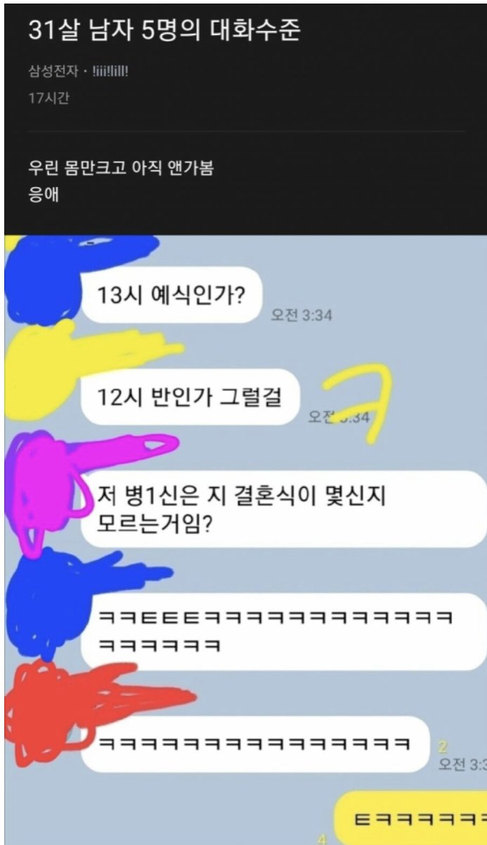 30대 남자 5명의 대화수준.jpg