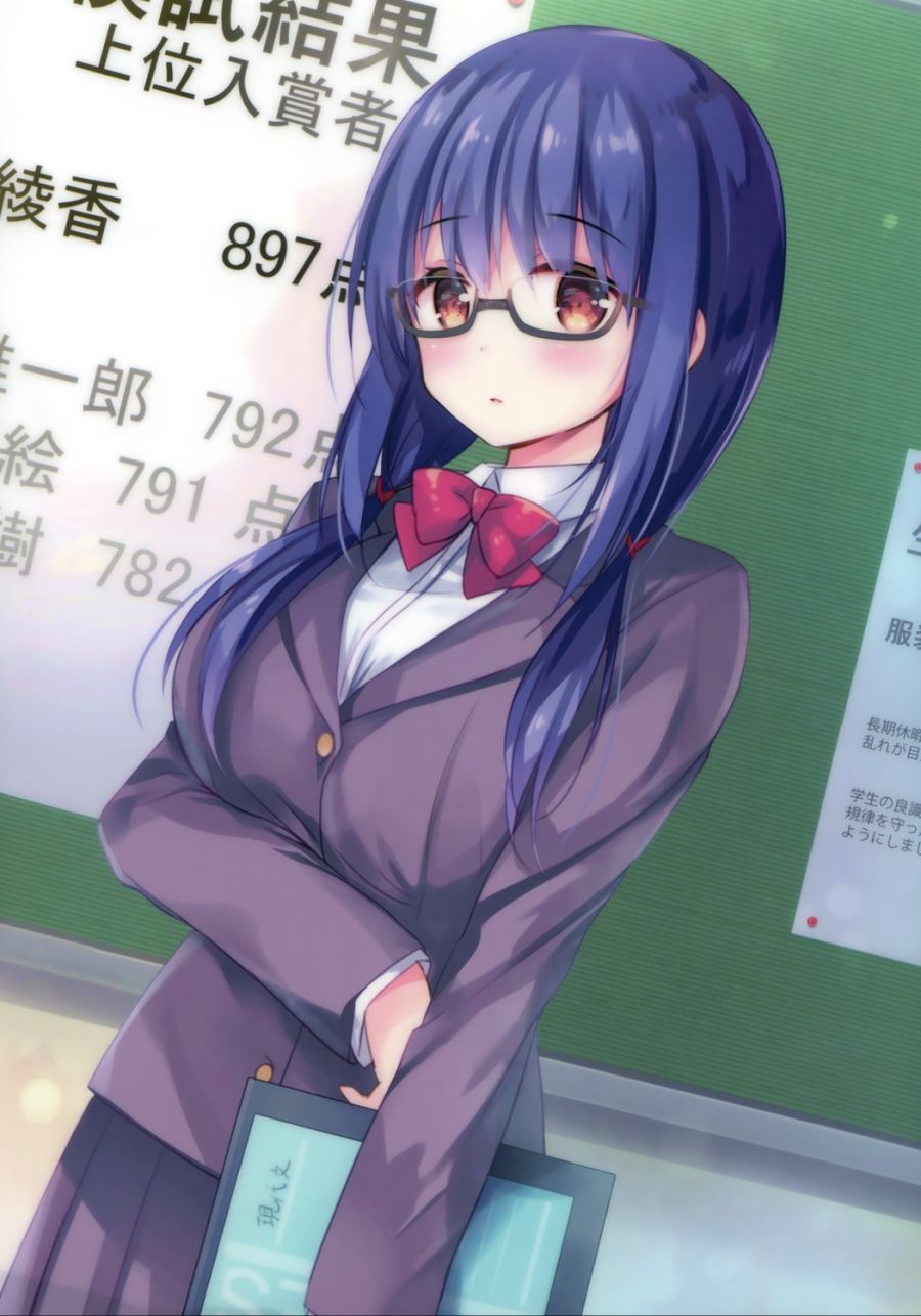 yande.re 433787 sample ayaka hisama_kumako megane moco_chouchou seifuku.jpg