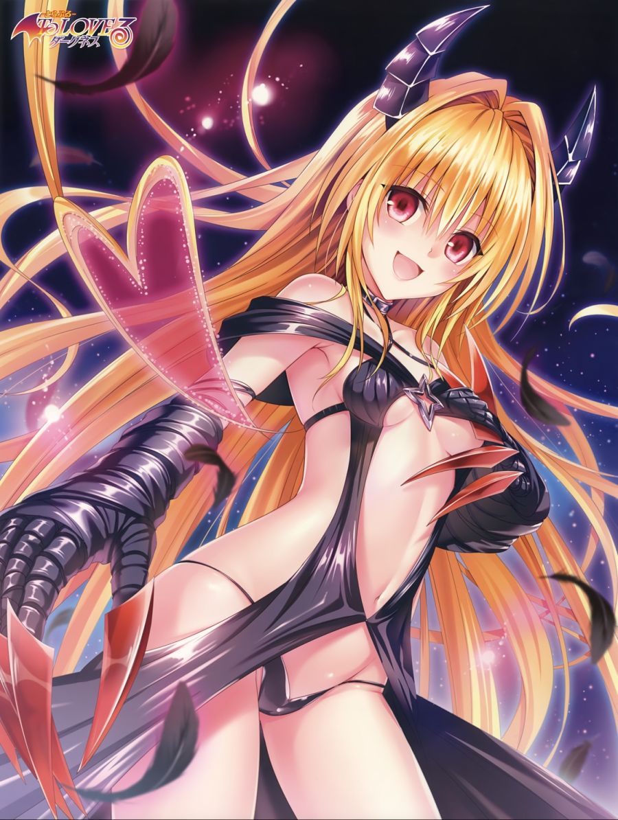 yande.re 396262 sample golden_darkness horns pantsu to_love_ru to_love_ru_darkness underboob undressing yabuki_kentarou.jpg