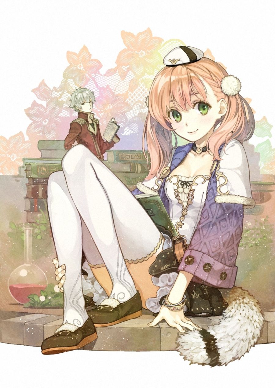 yande.re 317573 sample atelier atelier_escha_&_logy cleavage escha_malier hidari logix_ficsario tagme thighhighs.jpg